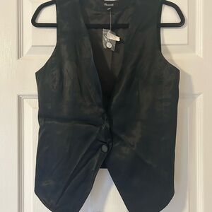 Madewell Black Sleeveless Vest